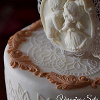 A Rustic Wedding Cake