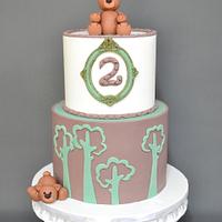 Baby bear cake