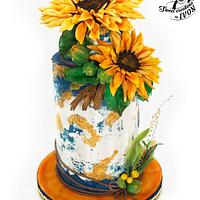 SUNFLOWER cake SUNFLOWER cake