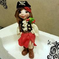 pirate girl cake