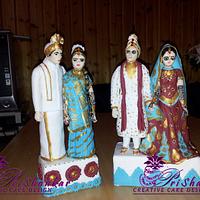  Wedding Cake toppers Indian Style