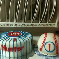 Cubs Baseball Cake 