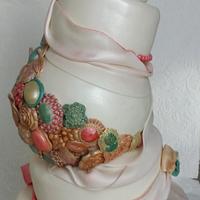 Broache wedding cake