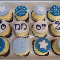 21st Birthday Cupcakes