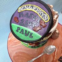 Ben & Jerry's tub of phish food :)