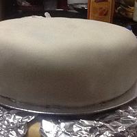 My first attempt for a baptismal cake