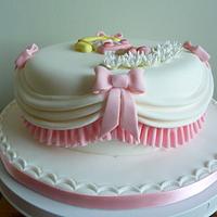 Bas relief Little girls cake
