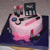 M.A.C. makeup cake