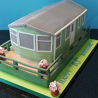 Caravan replica cake.