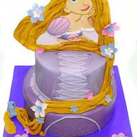 Tangled Themed Cake