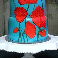 PALETTE KNIFE PAINTED CAKE