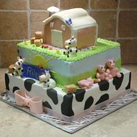 Little Farm Birthday Cake