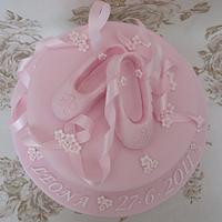 Ballet Shoes Cake