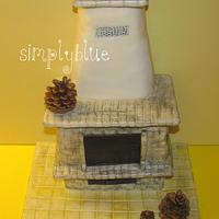 Fireplace cake