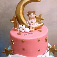twinkle twinkle little star Cake and cupcakes 