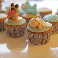 Chocolat cupcakes for Leonardo's Baby Shower