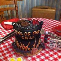 Barbeque Grill Cake