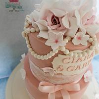 Blush Wedding Cake