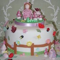 1st Birthday cake/Naming cake