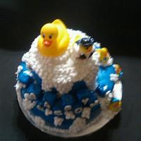 Duck Baby Shower Cake