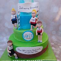 Marathon Runners Cake