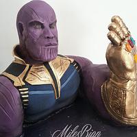 Thanos Bust Cake Thanos Bust Cake