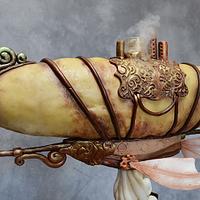 Steampunk Airship Cake