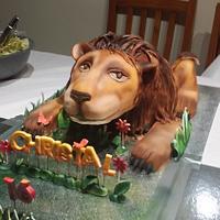 Leonard the lion cake