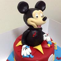 2nd Birthday Mickey Mouse Cake