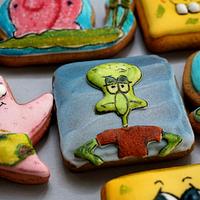 Spongebob cookies