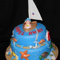 Nautical Baby Shower Cake