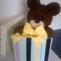 Ted in Box cake 