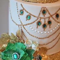 Emerald Anniversary Cake