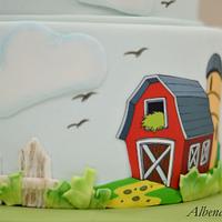 Tractor Birthday cake
