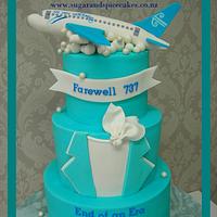 Air NZ 737 Farewell Cake 