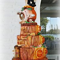 wedding cake Goku Tinker Bell 