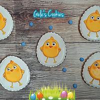 Easter chicks cookies