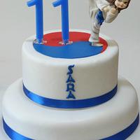 taekwondo cake 
