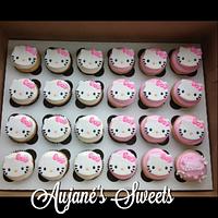 Hello Kitty Cupcakes 