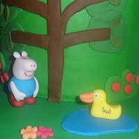 Peppa pig muddy puddles and friends