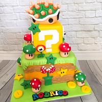 Super Mário birthday cake