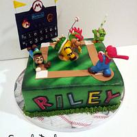 Mario Super slugger baseball