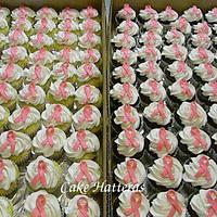 More Breast Cancer cupcakes