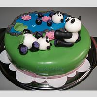 Panda cake