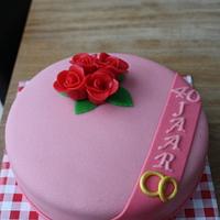 40 year anniverary cake