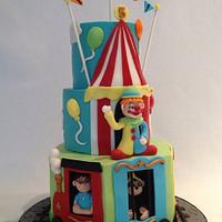 Circus Train Birthday Cake!