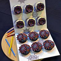 Colouring Book Cupcakes