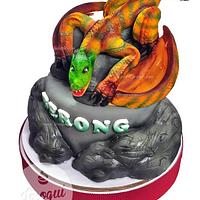 Monster Hunter Dragon Cake