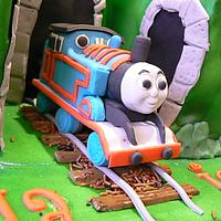 Thomas & friends number 3 cake