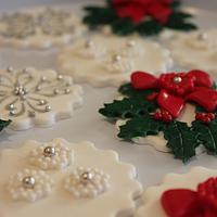 Christmas cheer with Debs cupcake toppers